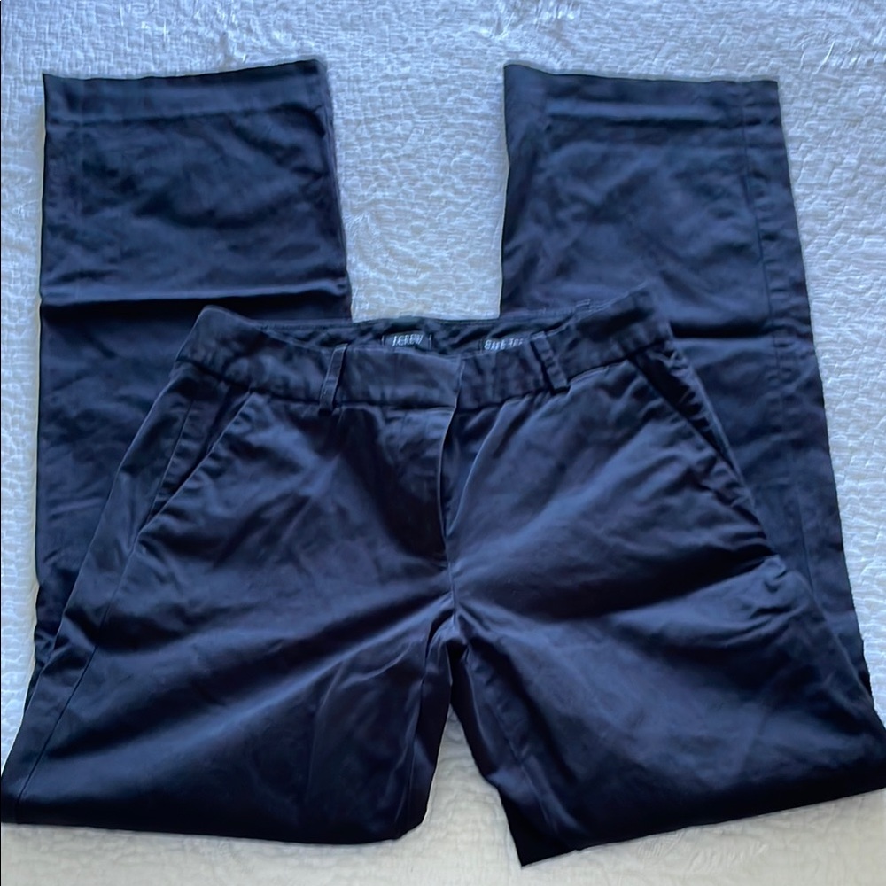 J Crew Black Cafe Trousers size 0